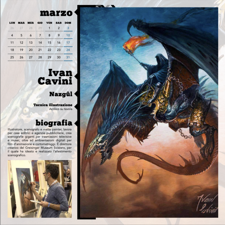 Lords for Fantasy Art Calendar 2024 Eterea Edizioni